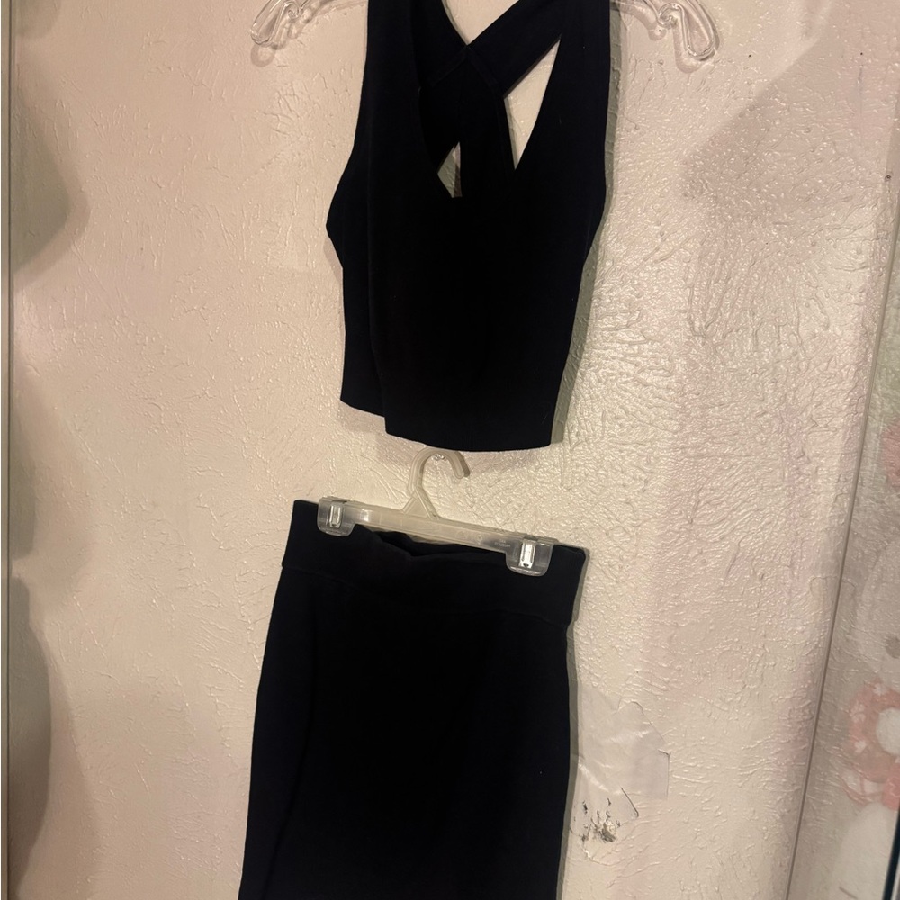 EXPRESS Black Women's Skirt Set